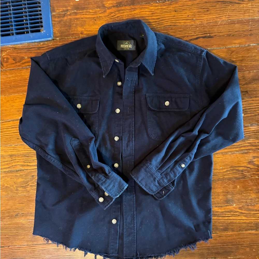 REDHEAD Navy Button-Up Shirt